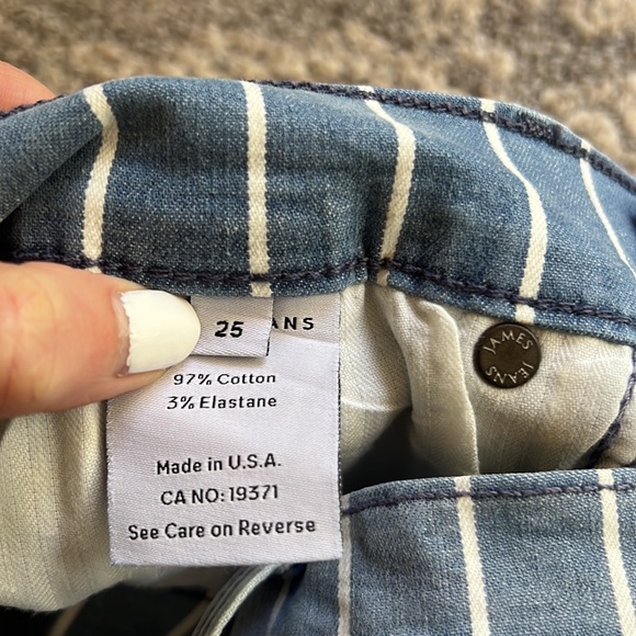 James Jeans Twiggy Ankle Jeans in Bengal Stripes - Picture 11 of 11
